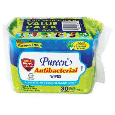 pureen_antibacterial_wipes_2x30s