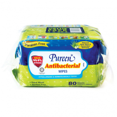 pureen_antibacterial_wipes_2x80s